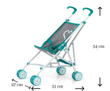 MILLY MALLY 3237 Doll's pram Julia Prestige Mint