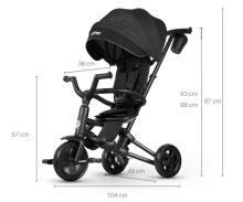 MILLY MALLY 5241 Qplay Трехколесный велосипед Nova Niello черный