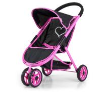 MILLY MALLY 5521 Кукольная коляска Susie Prestige Black