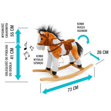 MILLY MALLY Horse Patches light brown