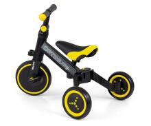 MILLY MALLY 3in1 velosipēds OPTIMUS melns