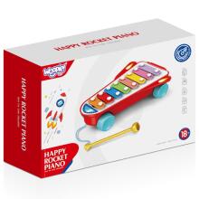 WOOPIE 49461 šķīvji Space Rocket Red 18m+