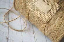 La bebe™ Shopper bag  Art.23615 Jute Bag Teкcтильная сумка из джутовой ткани с ручками 33x15x40см