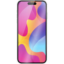 Fusion 5D glass aizsargstikls pilnam ekrānam Apple iPhone 15 Pro Max melns