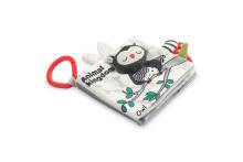 BLACK&WHITE TEXTILE BOOK OWL