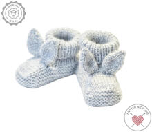 La Bebe™ Lambswool Natural Eco Socks/Booties Art.236526 Dabīgas vilnas adītas bērnu zeķītes/zabāciņi