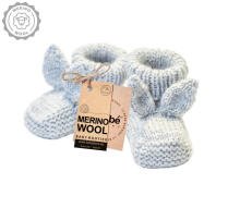 La Bebe™ Lambswool Natural Eco Socks/Booties Art.236526 Dabīgas vilnas adītas bērnu zeķītes/zabāciņi