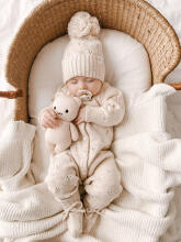 La Bebe™ Lambswool Natural Eco Socks/Booties Art.236527 Натуральные шерстяные носочки/сапожки для новорожденного