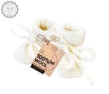 La Bebe™ Lambswool Natural Eco Socks/Booties Art.236527 Натуральные шерстяные носочки/сапожки для новорожденного