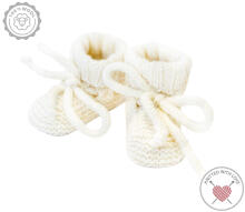 La Bebe™ Lambswool Natural Eco Socks/Booties Art.236527 Натуральные шерстяные носочки/сапожки для новорожденного