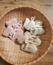 La Bebe™ Lambswool Natural Eco Socks/Booties Art.236527 Натуральные шерстяные носочки/сапожки для новорожденного