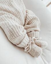 La Bebe™ Lambswool Natural Eco Socks/Booties Art.236527 Натуральные шерстяные носочки/сапожки для новорожденного