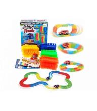 TLC Baby Magic Tracks Art.2540B Rotaļu sacīkšu trase ar spīdošu automašīnu (220 det.)