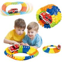 TLC Baby Magic Tracks Art.2540B Rotaļu sacīkšu trase ar spīdošu automašīnu (220 det.)
