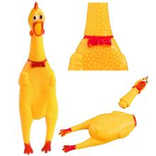 Rubber Dog Toy, Squeaky Chicken Springos PA0272 37 cm