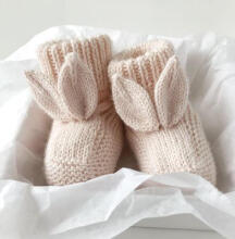 La Bebe™ Lambswool Natural Eco Socks/Booties Art.236716 Натуральные шерстяные носочки/сапожки для новорожденного,2 шт