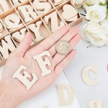 Wooden Letters A-Z  Art.23676 Wood Letter ,1 psc