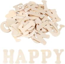 Wooden Letters A-Z  Art.23676 Wood Letter ,1 psc