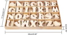 Wooden Letters A-Z  Art.23676 Wood Letter ,1 psc