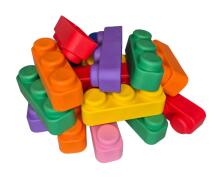 Gerardo's Toys Art.237000 Набор мягких кубиков,71шт