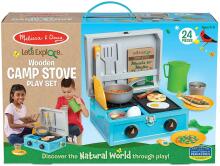 Melissa&Doug Camp Stove Play Art.40804 Koka komplekts Pica