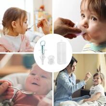 Baby Liquid Medicine Feeder/Dispenser Art.237229 Pudelīte-dozators zāļu un pirmās papildbarības paņēmienam, ar vāku
