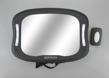 Ezimoov Led Mirror Art.EZ-1101 Bērnu novērošanas spogulis mašīnā ar LED gaismu.