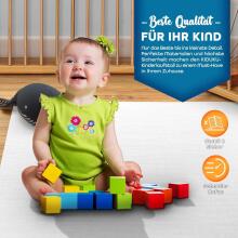 Kidu® Wood Playpen XXL  Art.237350 Natural  Koka manēža no 8 elementiem