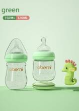 Oberni Anti-Colic Glass Baby Bottle Art.237440 Pink