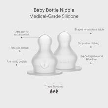Bibs Bottle Nipple Slow Silicone Art.237443
