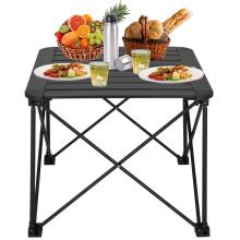 Складной туристический стол Springos CS0113, 52,5x52,5x46 см, черный