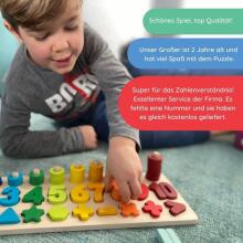 Montessori Wooden Toy  Art.237541 Развивающая деревянная игрушка 'Цифры'