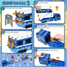 Focenat Car Transporter Toy  Art.237649  Treileris ar mašīnam
