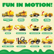 Joyin  Die-Cast Construction Vehicles  Art.237650   Трейлер со строительными машинками
