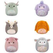 SQUISHMALLOWS Fuzz-A-Mallows Plīša rotaļlieta, Lieldienu sērija, 30 cm