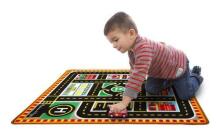 Melissa&Doug Resque Rug Art.19406 Детский коврик для игр с машинками 100x91 см