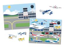 Melissa&Doug Vehicles Art.14199 daudzreiz līmējamo uzlīmju kolekcija un albums - Transportlīdzekļi
