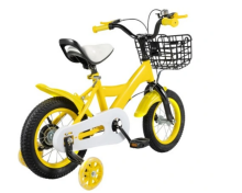 Kids Bike Wheels Collas 12' Yellow Art.238297  Children's two-wheeled bicycle with additional wheels