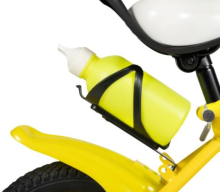 Kids Bike Wheels Collas 12' Yellow Art.238297  Children's two-wheeled bicycle with additional wheels