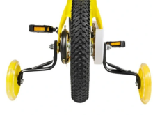 Kids Bike Wheels Collas 12' Yellow Art.238297  Children's two-wheeled bicycle with additional wheels