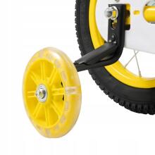Kids Bike Wheels Collas 12' Yellow Art.238297  Children's two-wheeled bicycle with additional wheels