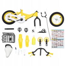 Kids Bike Wheels Collas 12' Yellow Art.238297  Children's two-wheeled bicycle with additional wheels