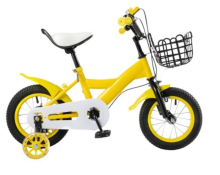 Kids Bike Wheels Collas 12' Yellow Art.238297  Children's two-wheeled bicycle with additional wheels