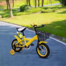 Kids Bike Wheels Collas 12' Yellow Art.238297  Children's two-wheeled bicycle with additional wheels