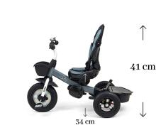 MILLY MALLY 2490 Trīsritenis Movi pelēks 5in1