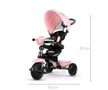 MILLY MALLY 4106 Qplay Tricycle Cozy Pink