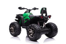 Lean Toys  Electric Ride On Quad Art.QLS-3288 Green Elektromobiļa kvadrocikls bērniem