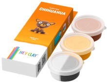 HEY CLAY HCL30111CEE Chihuahua Fluffy Animals 3 paka figūriņas