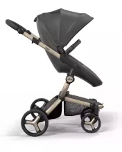 Mima Xari Max Art.238757 Black Champagne Эксклюзивный комплект  прогулочный блок , шасси и люлька