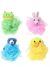 Washcloth Kids  Art.238796 Мочалка - игрушка нейлоновая для ванны 10см